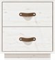 vidaXL Szafki nocne, 2 szt., biale, 40x34x45 cm, lite drewno sosnowe