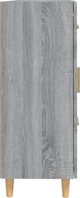vidaXL Κονσόλα, γκρι δρυς σονόμα, 69,5x34x90 cm, υλικό ξυλοποιίας
