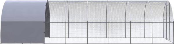 vidaXL Klatka zewnetrzna dla kurczat, 3x8x2 m, stal galwanizowana