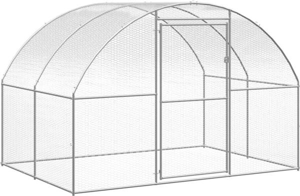 vidaXL Klatka zewnetrzna dla kurczat, 3x8x2 m, stal galwanizowana