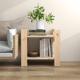 vidaXL Ράφι βιβλίων/διαχωριστικό, 60x35x57 εκ., συμπαγές πεύκο
