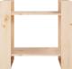 vidaXL Ράφι βιβλίων/διαχωριστικό, 60x35x57 εκ., συμπαγές πεύκο