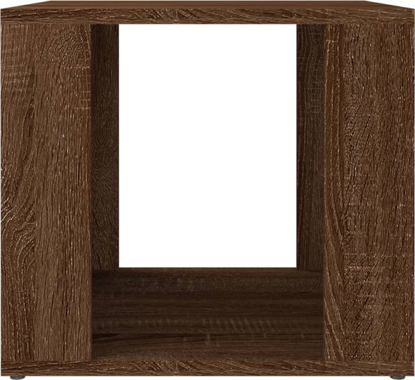 vidaXL Κομοδίνο σε χρώμα καφέ δρυς, 41x40x36 εκ., κατασκευασμένο από ξυλώδες υλικό