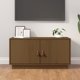 vidaXL Szafka pod TV miodowy braz 80x34x40 cm lite drewno sosnowe