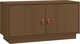 vidaXL Szafka pod TV miodowy braz 80x34x40 cm lite drewno sosnowe