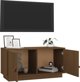vidaXL Szafka pod TV miodowy braz 80x34x40 cm lite drewno sosnowe