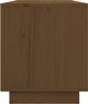 vidaXL Szafka pod TV miodowy braz 80x34x40 cm lite drewno sosnowe