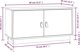 vidaXL Szafka pod TV miodowy braz 80x34x40 cm lite drewno sosnowe