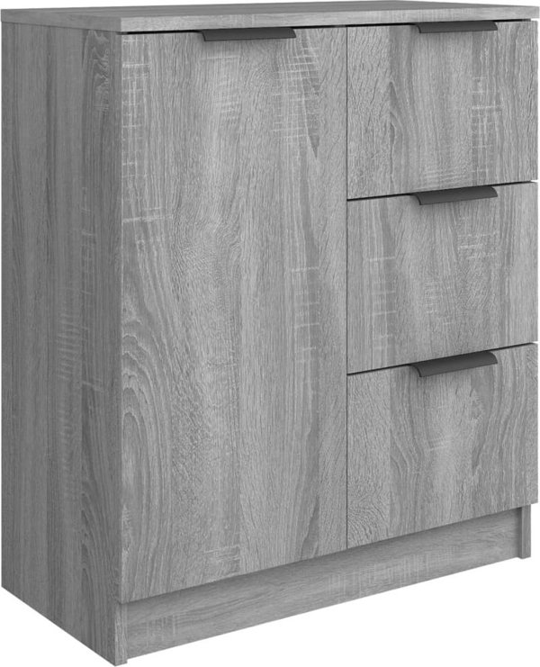 vidaXL Ντουλάπι, Sonoma Γκρι Δρυς, 60x30x70 εκ, Ξυλοπολωμένο Υλικό