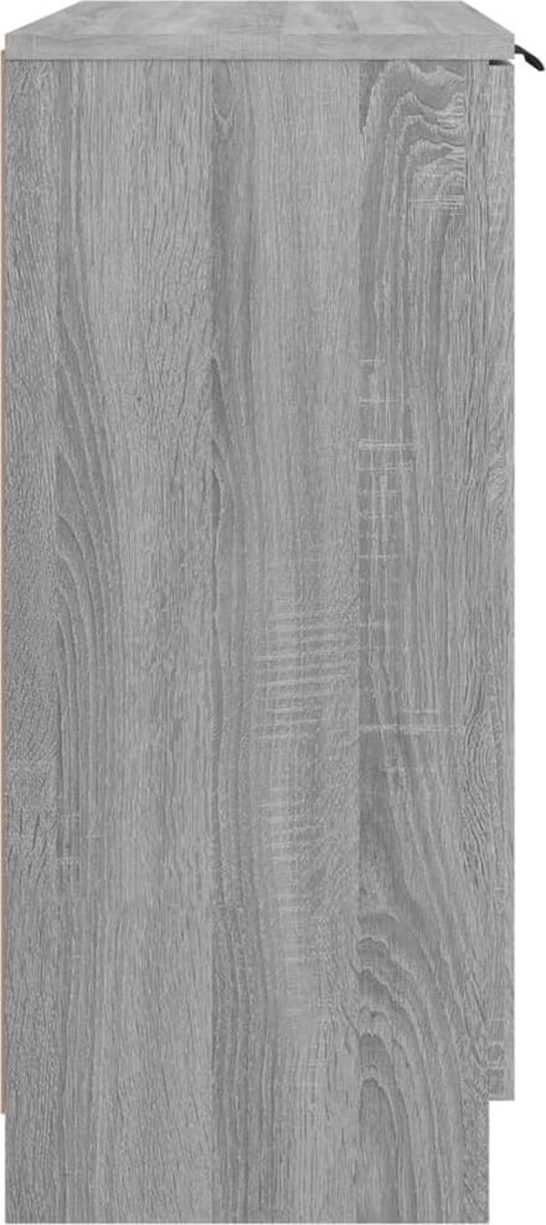 vidaXL Ντουλάπι, Sonoma Γκρι Δρυς, 60x30x70 εκ, Ξυλοπολωμένο Υλικό