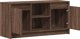 vidaXL Σκαφιέρα TV με LED, καφέ δρυς, 100x34x50 εκ.