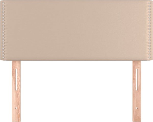 vidaXL Προσκέφαλο Κρεβατιού, Cappuccino, 80x5x78/88 cm, Συνθετικό Δέρμα