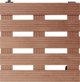 vidaXL Stojaki na kolkach pod donice, 4 szt., braz, 30x30x7,5 cm, WPC