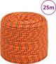 vidaXL Ναυτική Σχοινί πορτοκαλί 6 mm 25 m πολυπροπυλένιο