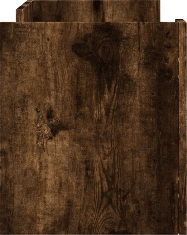 vidaXL Έπιπλο τηλεόρασης, καπνισμένη δρυς, 80x35x40 cm