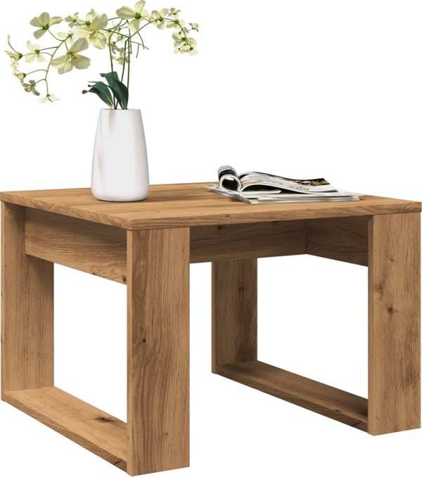 vidaXL Πλαϊνό τραπέζι artisan δρυς 50x50x35 εκ.