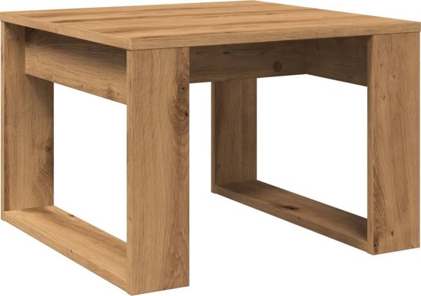vidaXL Πλαϊνό τραπέζι artisan δρυς 50x50x35 εκ.