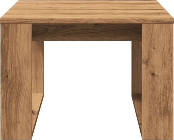 vidaXL Πλαϊνό τραπέζι artisan δρυς 50x50x35 εκ.