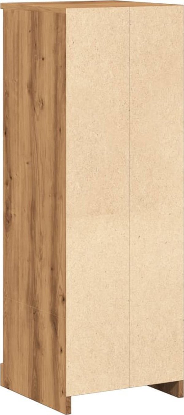 vidaXL Ντουλάπι, δρυς artisan, 36x35,5x103,5 cm, ξύλινο σύνθετο υλικό