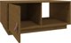 Stolik kawowy miodowy braz 80x50x35.5 cm lite drewno sosnowe