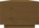 Stolik kawowy miodowy braz 80x50x35.5 cm lite drewno sosnowe