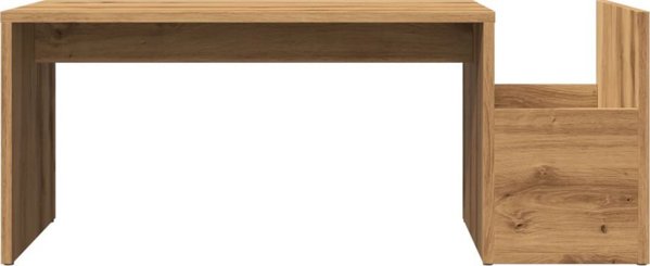 vidaXL Τραπεζάκι καφέ, artisan δρυς, 90x45x35 εκ
