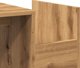 vidaXL Τραπεζάκι καφέ, artisan δρυς, 90x45x35 εκ