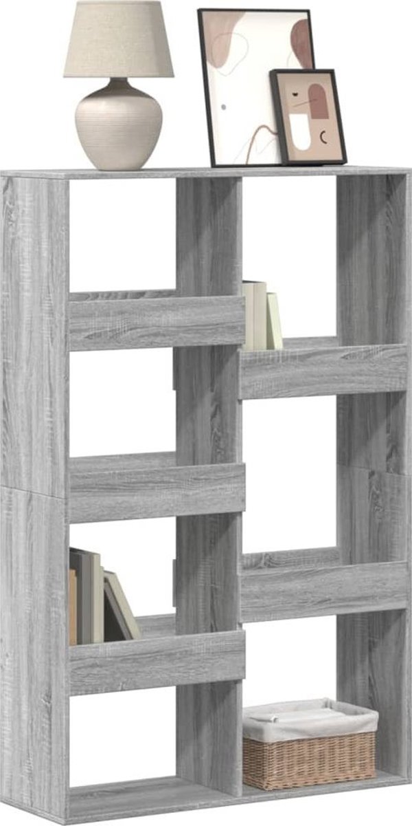 vidaXL Ραφιέρα σε γκρι απόχρωση Sonoma 100 x 33 x 155,5 cm