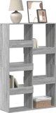 vidaXL Ραφιέρα σε γκρι απόχρωση Sonoma 100 x 33 x 155,5 cm