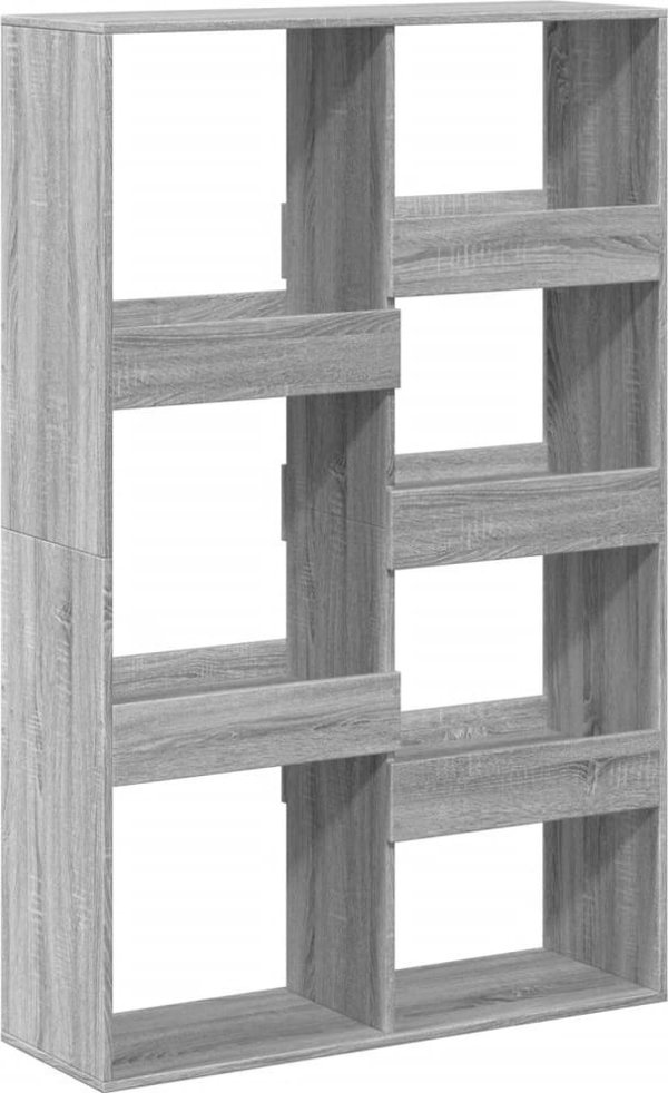 vidaXL Ραφιέρα σε γκρι απόχρωση Sonoma 100 x 33 x 155,5 cm