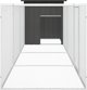 vidaXL Κλουβί για κοτόπουλα, ανθρακί, 400x91x100 εκ, ατσάλι