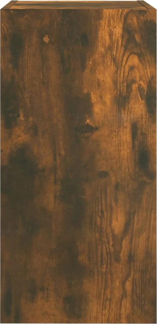 vidaXL Έπιπλο για TV, καπνιστή δρυς, 30,5x30x60 cm