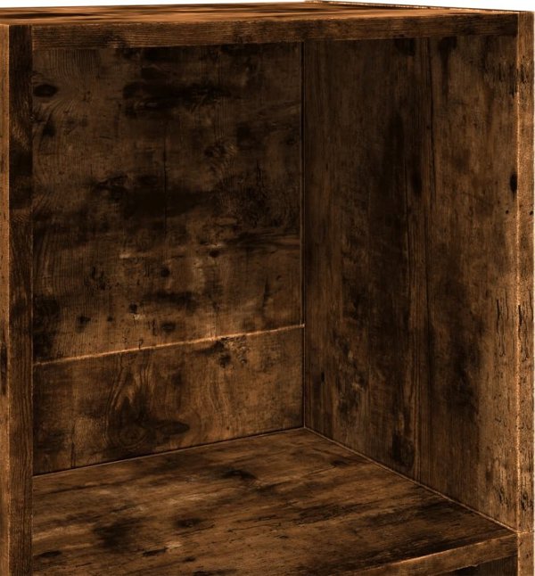 vidaXL Βιβλιοθήκη, Καπνιστό Δρυς, 40x30x114 εκ