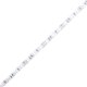 vidaXL Κρεβατοκαframe με LED, λευκό, 135x190 cm, από μοριοσανίδα