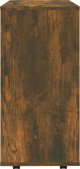 vidaXL Ντουλάπι σε ροδάκια, καπνιστή δρυς, 60x35x75 cm