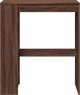 vidaXL Μπαρ τραπέζι με διαχωριστικά, καφέ δρυς, 90x40x103,5 εκ.