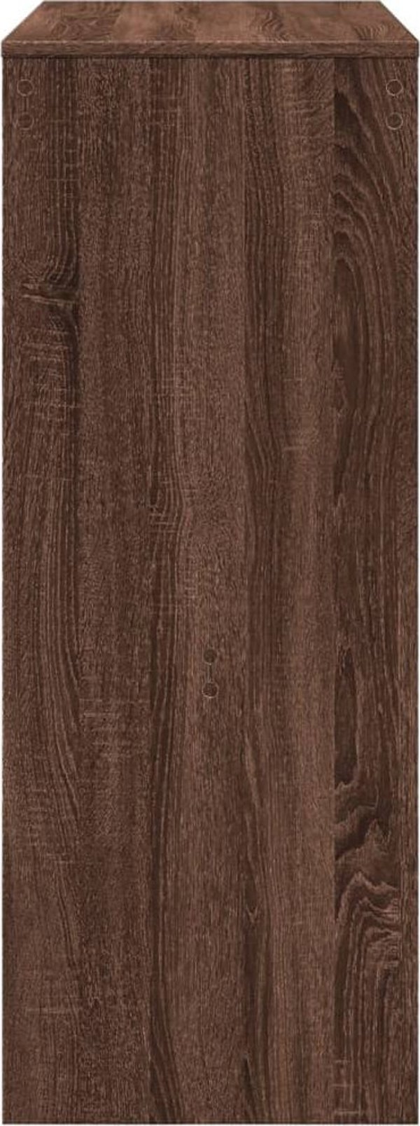 vidaXL Μπαρ τραπέζι με διαχωριστικά, καφέ δρυς, 90x40x103,5 εκ.