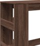 vidaXL Μπαρ τραπέζι με διαχωριστικά, καφέ δρυς, 90x40x103,5 εκ.