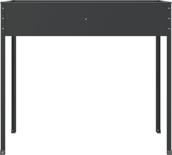 vidaXL vidaXL Donica ogrodowa, antracytowa, 100,5x40,5x90 cm, stal