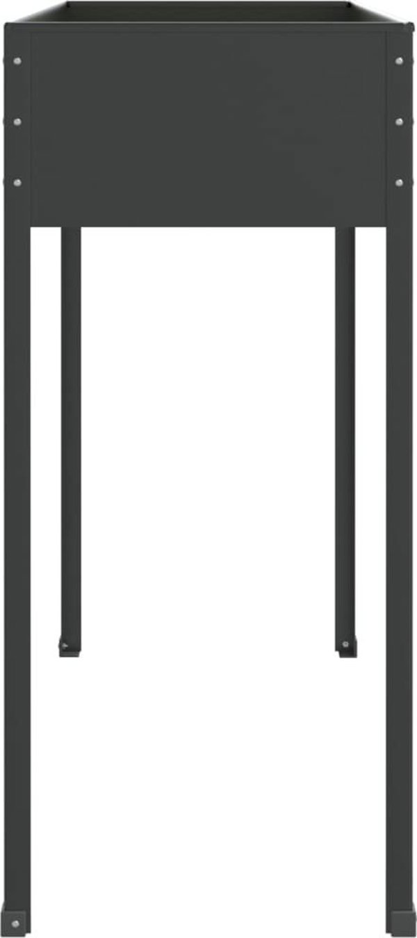 vidaXL vidaXL Donica ogrodowa, antracytowa, 100,5x40,5x90 cm, stal