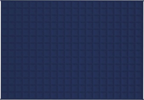 vidaXL Κουβέρτα Επίβαρου, μπλε, 135x200 cm, 6 kg, ύφασμα
