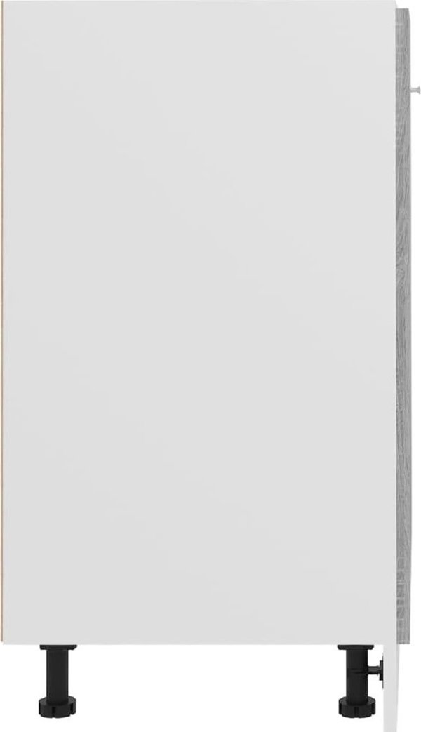 vidaXL Όρθιος ντουλάπι κουζίνας, γκρι Sonoma δρυς, 60 x 46 x 81.5 cm