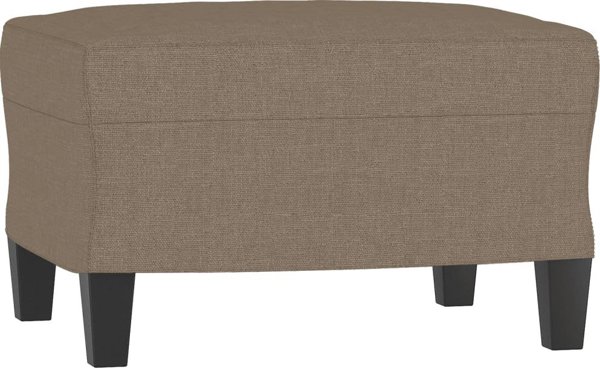 vidaXL Σκαμπό για πόδια, taupe, 60x50x41 εκ., επενδεδυμένο με ύφασμα