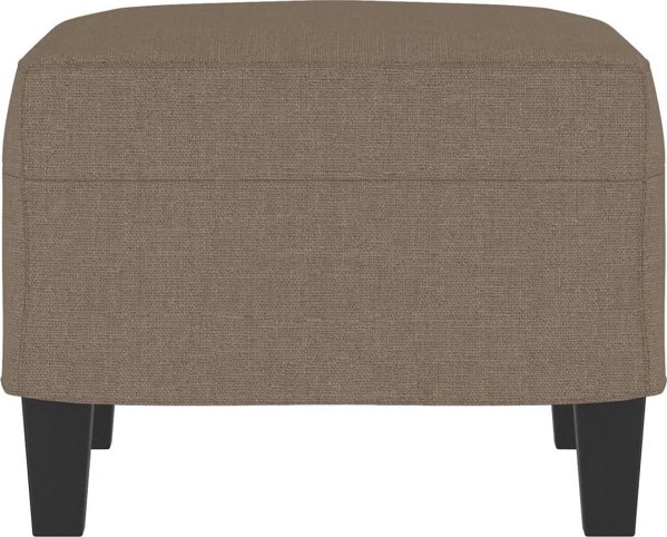 vidaXL Σκαμπό για πόδια, taupe, 60x50x41 εκ., επενδεδυμένο με ύφασμα