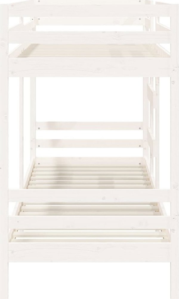 vidaXL Κουκέτα, λευκή, 80x200 cm, μασίφ πεύκο