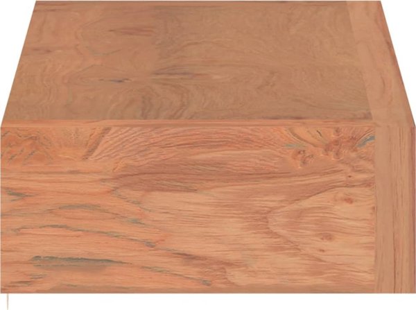 vidaXL Επιτοίχιες ράφες, 2 τεμάχια, 40x15x6 cm, σκληρό ξύλο τεκ