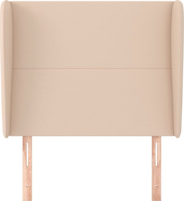 vidaXL Zaglohek uszak, cappuccino, 103x23x118/128 cm, texnima pores