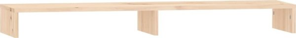 vidaXL Podstawka na monitor, 100x27x10 cm, lite drewno sosnowe