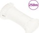 vidaXL Ομοιόμορφο ναυτικό σχοινί, λευκό, 3 mm, 250 m, πολυπροπυλένιο