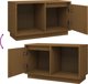 vidaXL Szafka pod TV, miodowy braz, 74x35x44 cm, lite drewno sosnowe